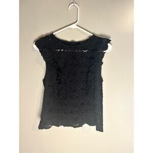 Zara Black Blouse Elegant Top